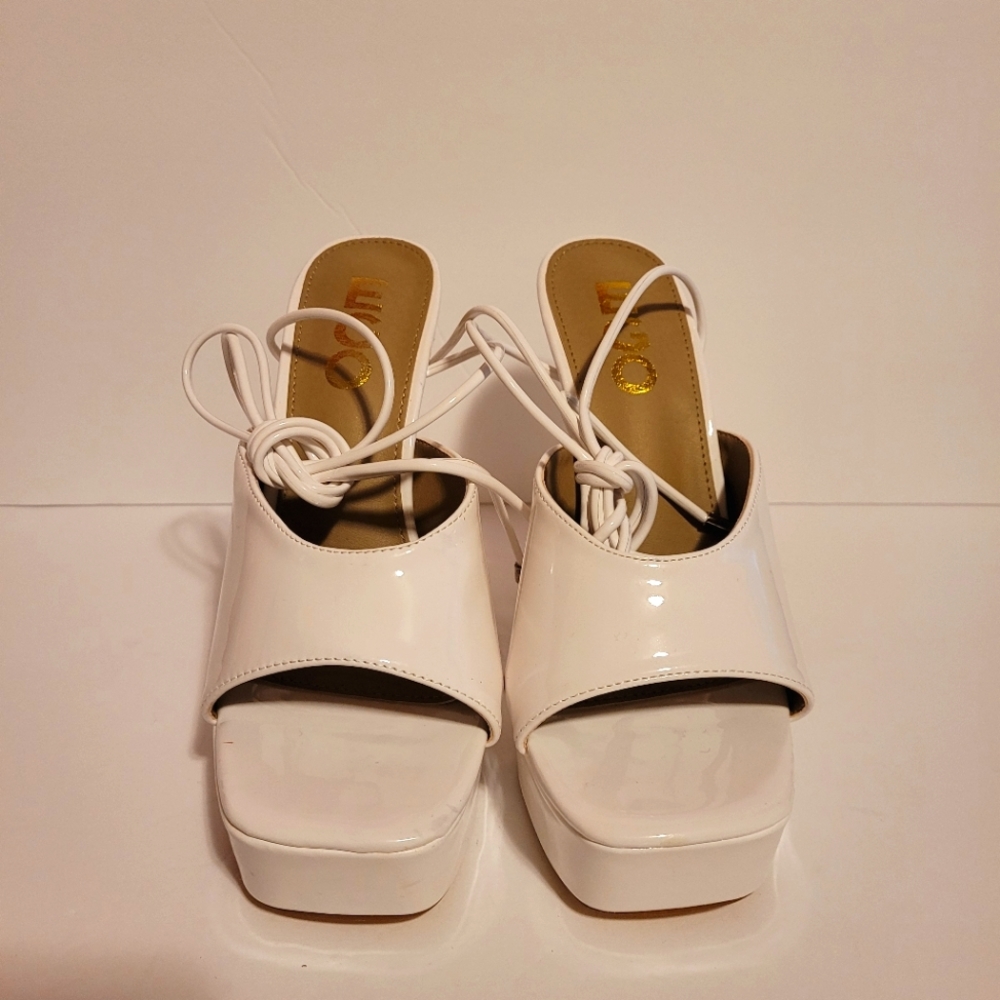 EGO lace-up heel